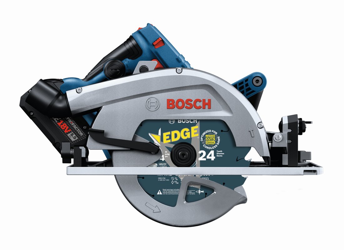 Scie circulaire Bosch Strong Arm sans fil 18 V Profactor, lame de 7 1/4 po,  outil seul (sans batterie)