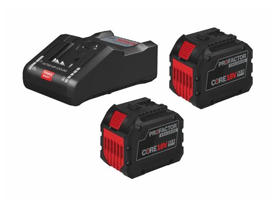 18V CORE18V PROFACTOR Endurance Starter Kit with (2) CORE18V 12.0 Ah PROFACTOR Exclusive Batteries and (1) GAL18V-160C 18V Lithium-Ion Battery Turbo Charger
