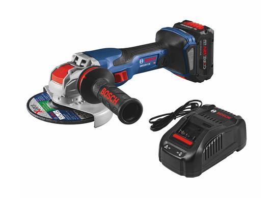 Ensemble rectifieuse angulaire 18 V Spitfire X-LOCK Connected-Ready PROFACTOR de 5–6 po avec (1) batterie CORE18V 8.0 Ah