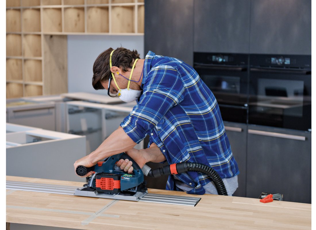 PROFACTOR 18V Connected Ready 5 1 2 In. Track Saw with Plunge