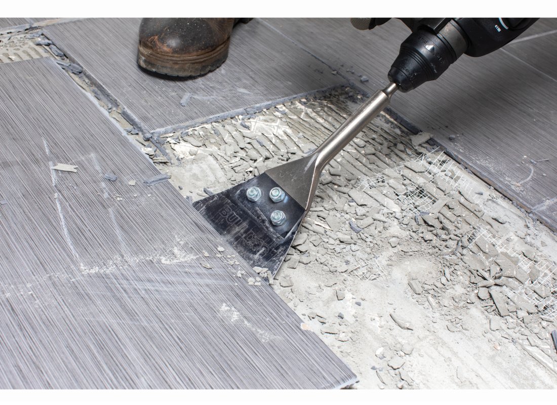 5 In. x 11 In. Floor Scraper SDS plus Hammer Steel Power Tool