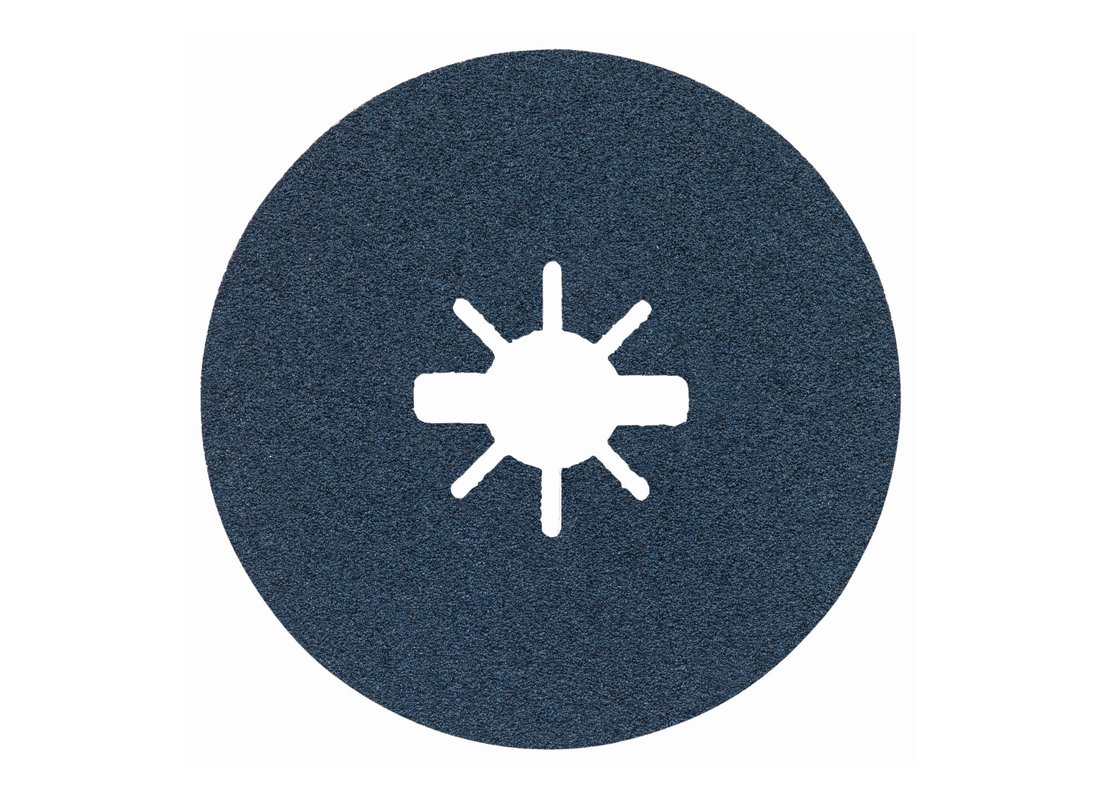 25 pc. 4-1/2 In. 80 Grit X-LOCK Medium Grit Abrasive Fiber Disc