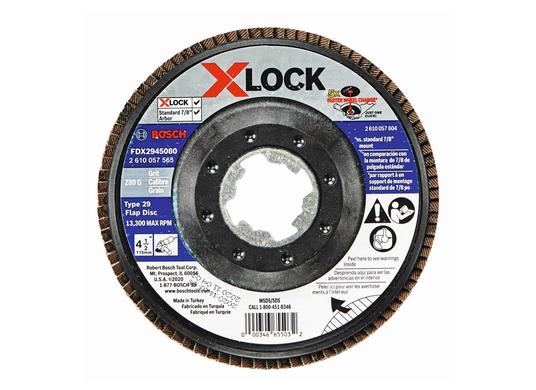 4-1/2 In. X-LOCK Arbor Type 29 80 Grit Flap Disc